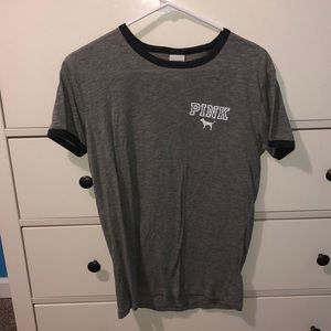 PINK gray t-shirt
